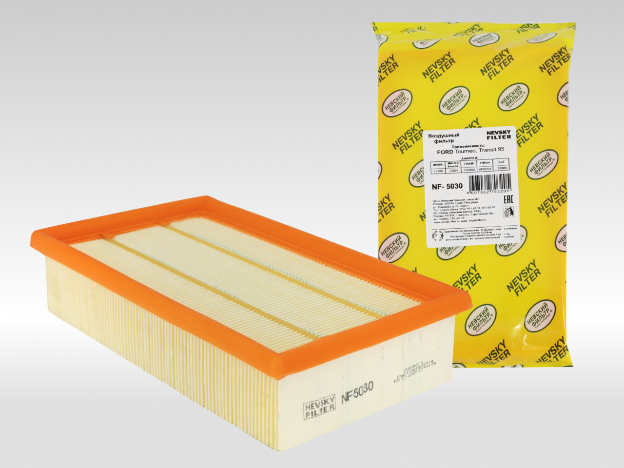 Воздушный фильтр фильтр NEVSKY FILTER NF5030