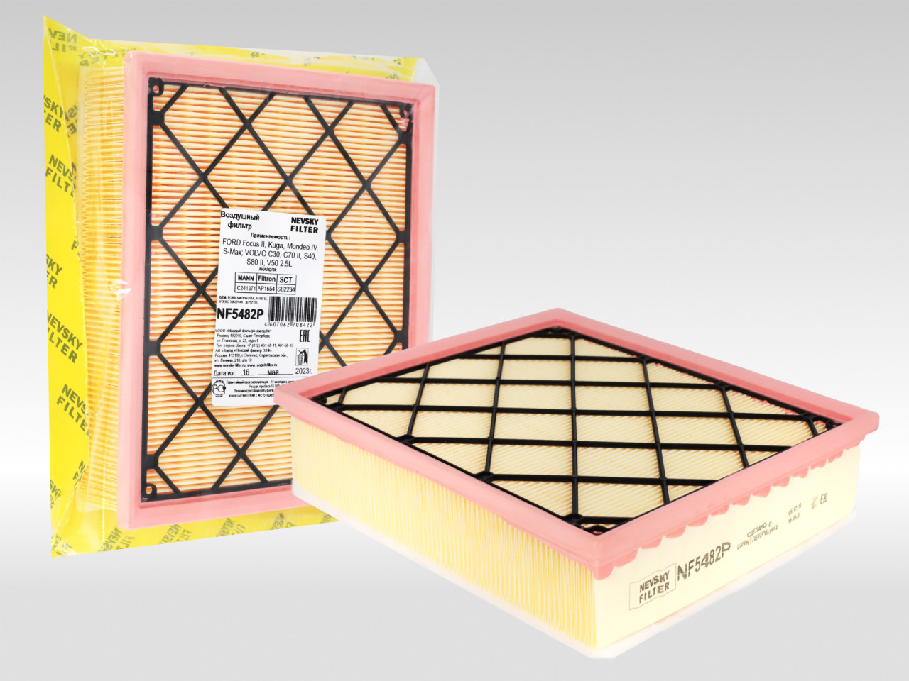 Воздушный фильтр фильтр NEVSKY FILTER NF5482P