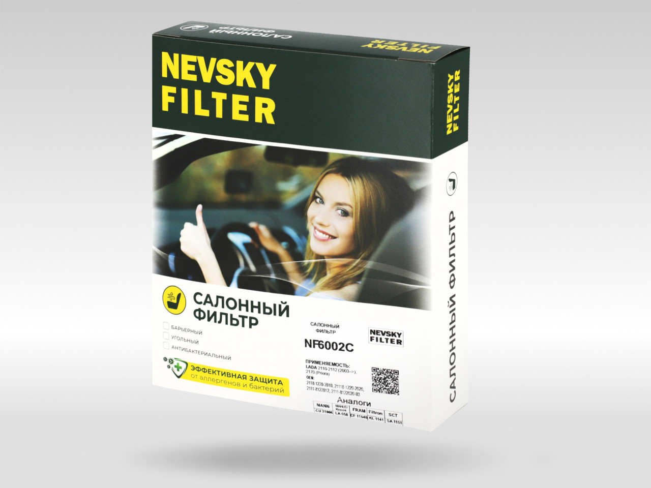 Салонный фильтр фильтр NEVSKY FILTER NF6002C